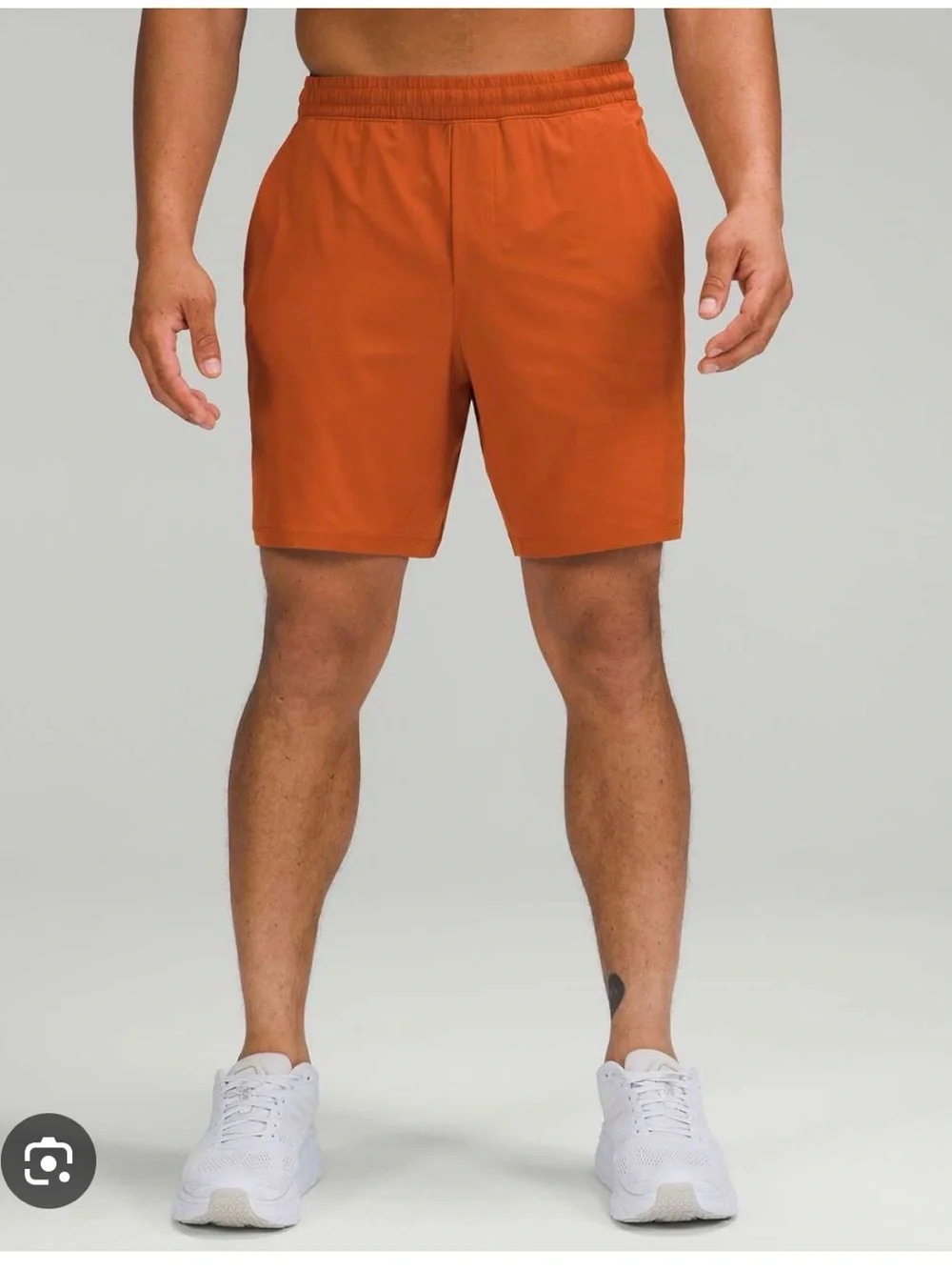Lululemon pace breaker liner less 7 inch XL Orange Performance Shorts
